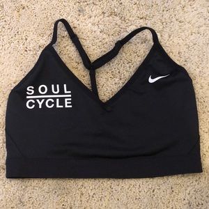 Black Nike x SoulCycle Sports Bra
